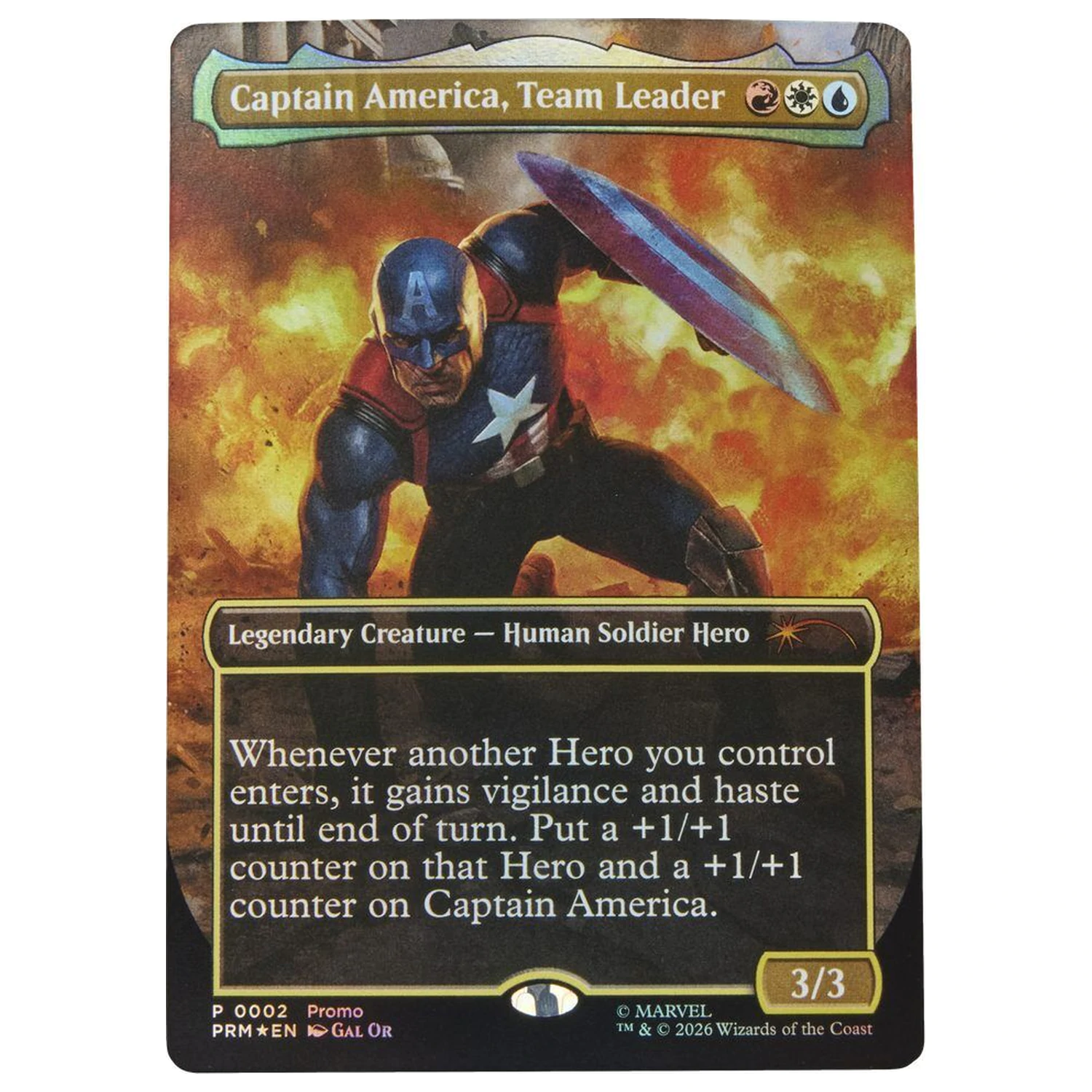Marvel Legends Series Magic The Gathering Captain America Avengers Twilight figúrka 15cm produktová fotografia