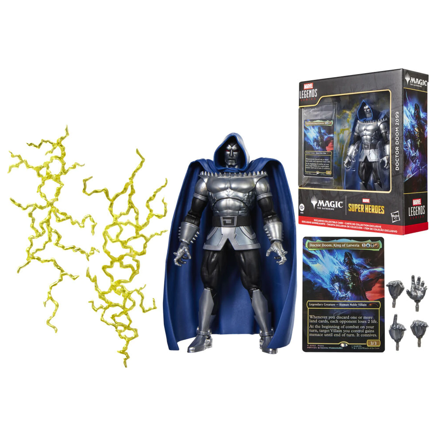 Marvel Legends Series Magic The Gathering Doctor Doom 2099 figúrka 15cm produktová fotografia