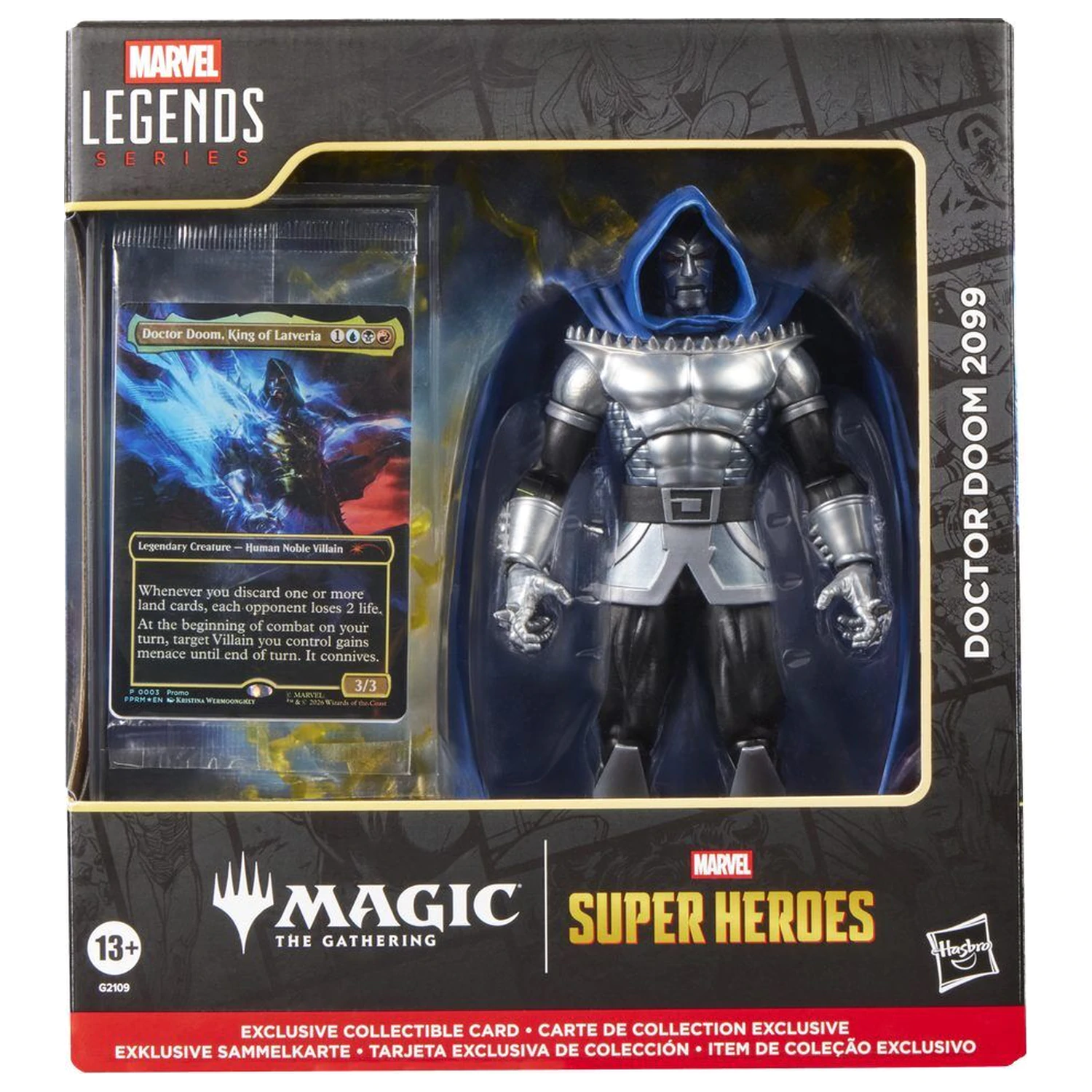 Marvel Legends Series Magic The Gathering Doctor Doom 2099 figúrka 15cm produktová fotografia