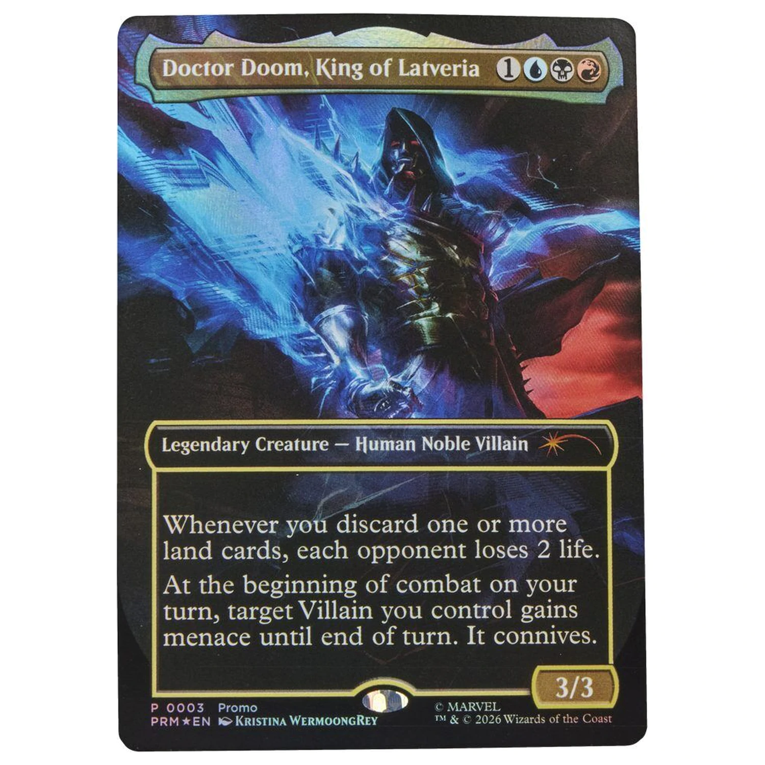 Marvel Legends Series Magic The Gathering Doctor Doom 2099 figúrka 15cm produktová fotografia