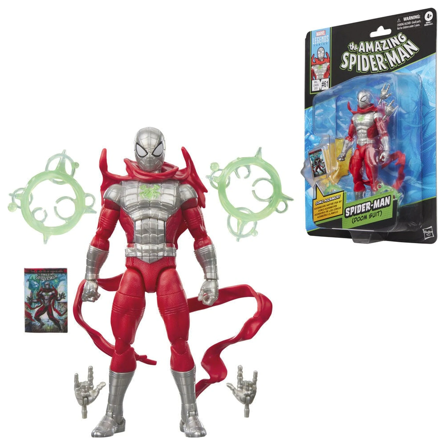 Marvel Legends Series Spiderman Doom Suit The Amazing Spider-Man figúrka 15cm produktová fotografia
