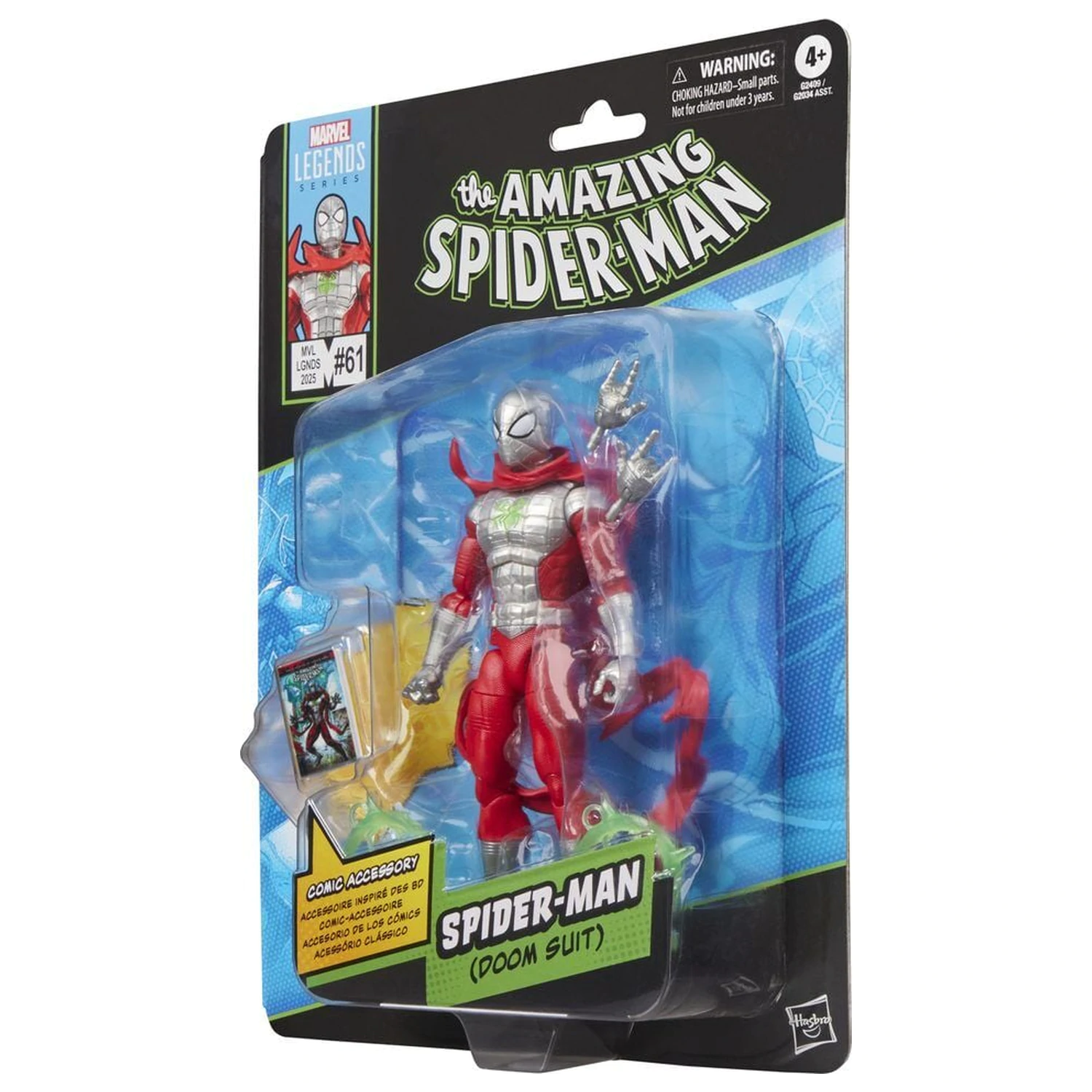 Marvel Legends Series Spiderman Doom Suit The Amazing Spider-Man figúrka 15cm produktová fotografia