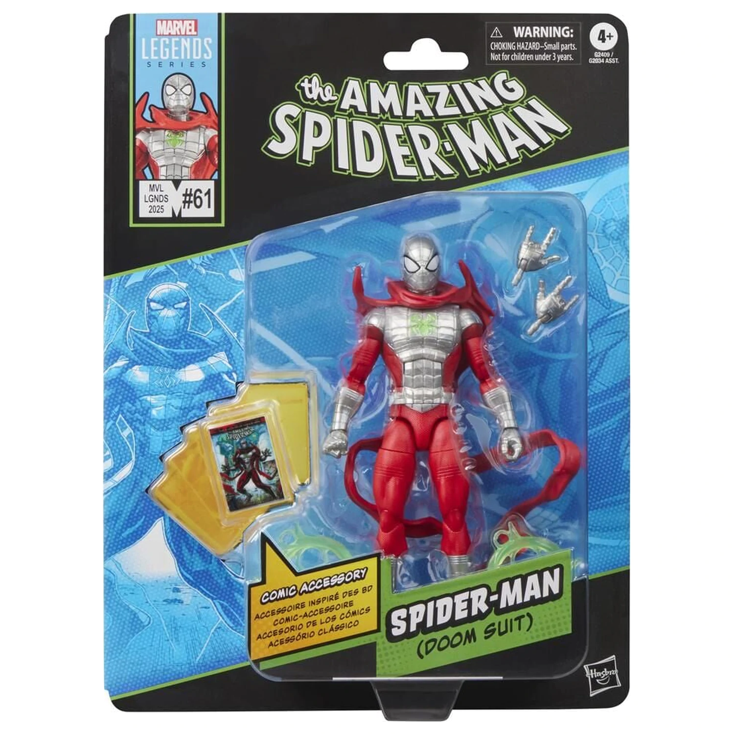 Marvel Legends Series Spiderman Doom Suit The Amazing Spider-Man figúrka 15cm produktová fotografia