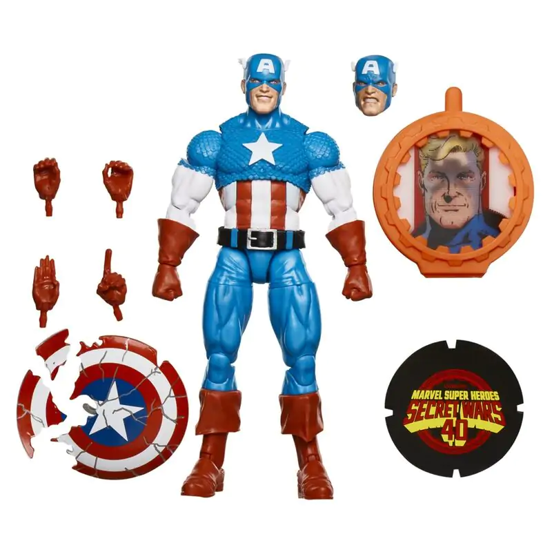 Marvel Legends Series Secret Wars Captain America figúrka 15 cm termékfotó