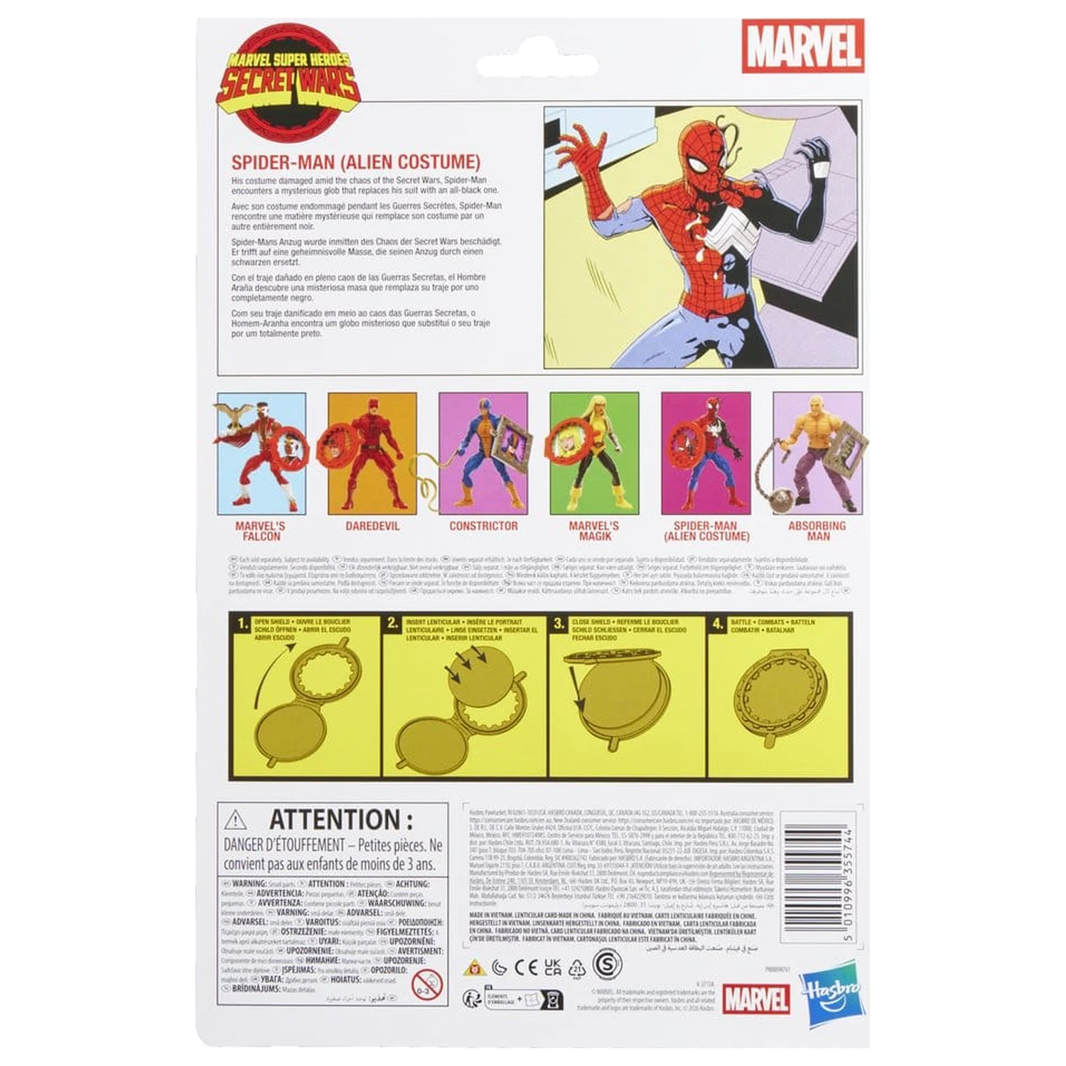 Marvel Legends Series Secret Wars Spiderman Alien Costume figúrka 15 cm produktová fotografia