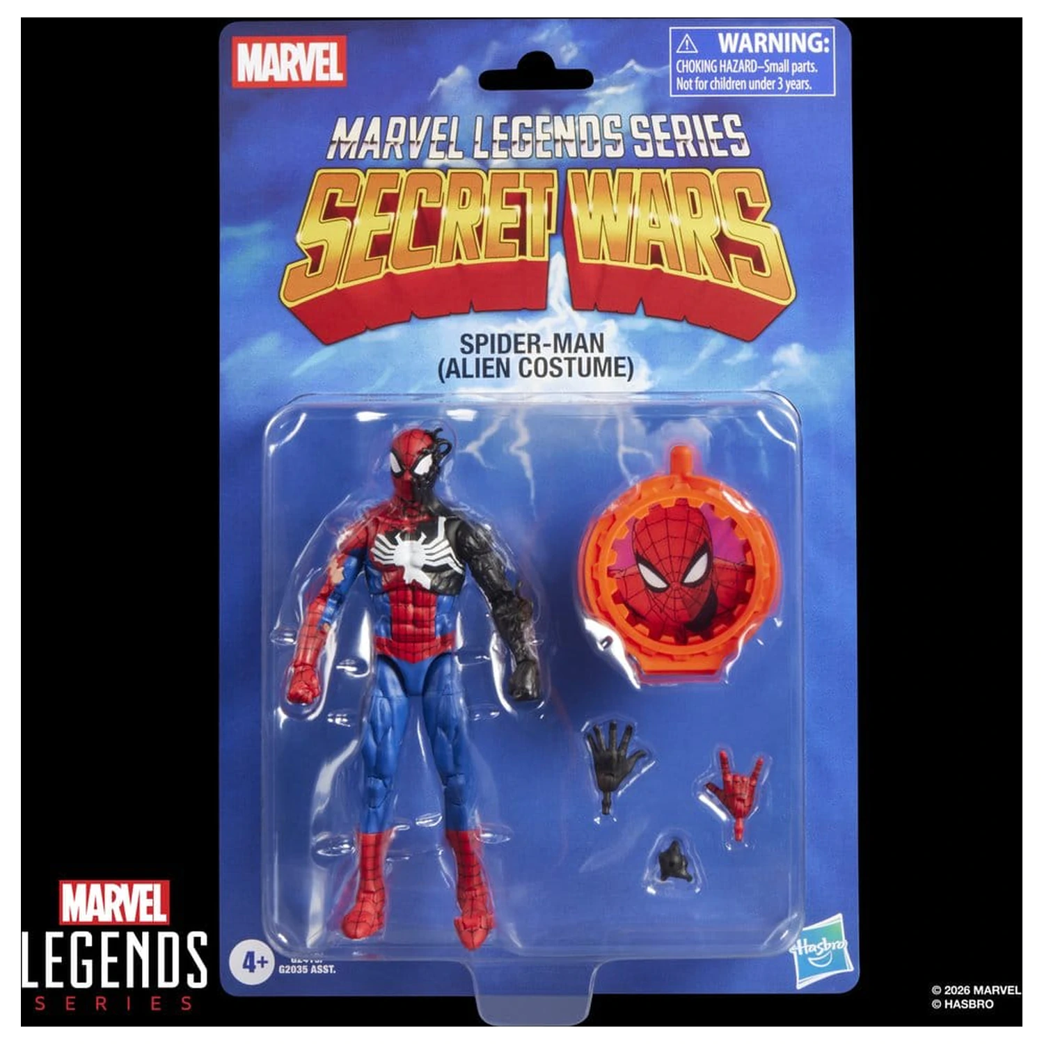 Marvel Legends Series Secret Wars Spiderman Alien Costume figúrka 15 cm produktová fotografia