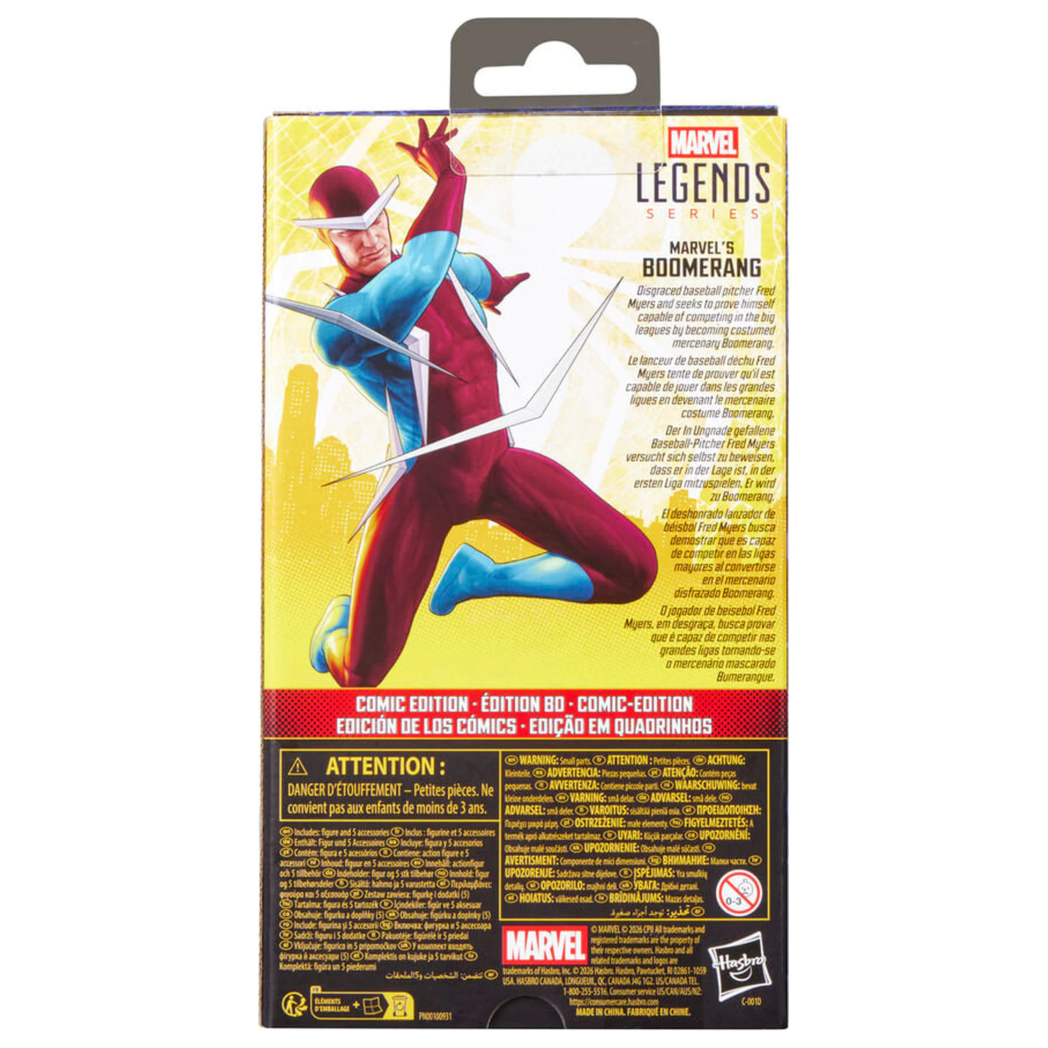 Marvel Legends Series Spider-Man Brand New Day Marvel's Boomerang figúrka 15 cm produktová fotografia