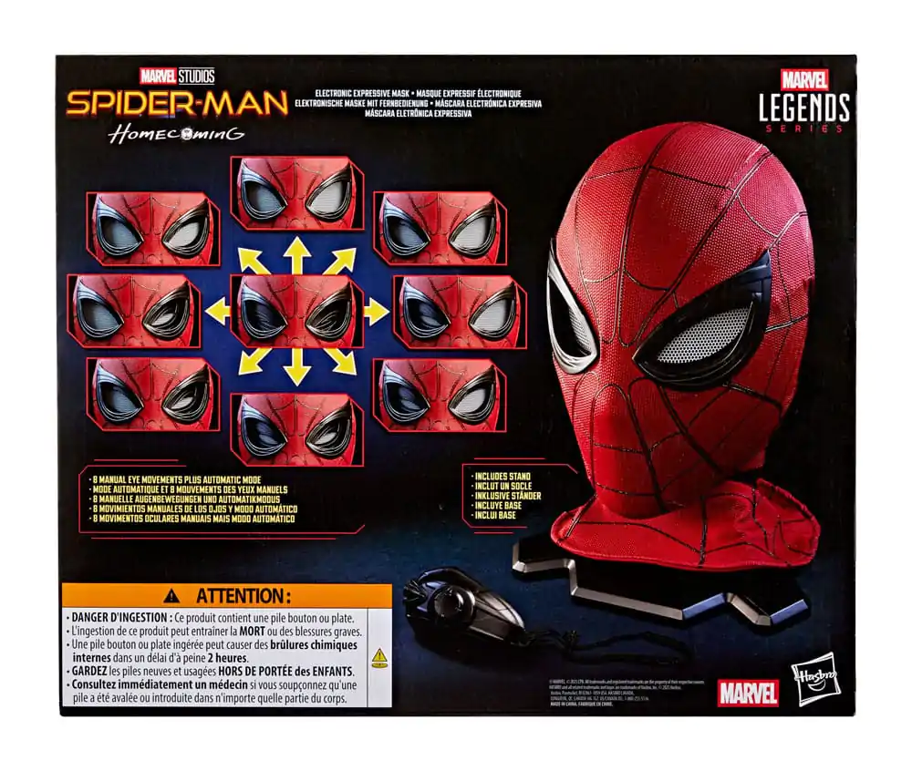 Marvel Legends Series Spider-Man: Homecoming elektronická maska produktová fotografia