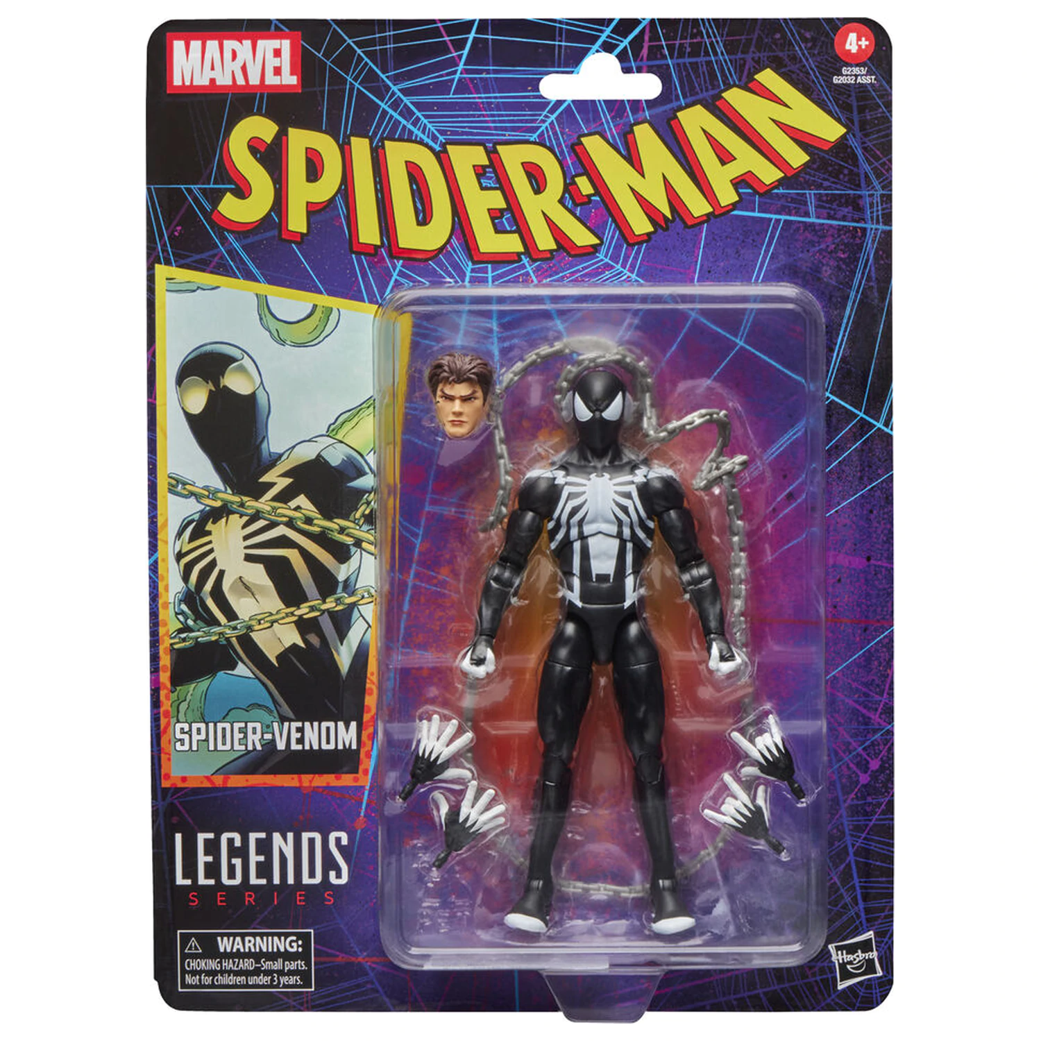 Marvel Legends Series Spider-Man Spider-Venom figúrka 15cm produktová fotografia