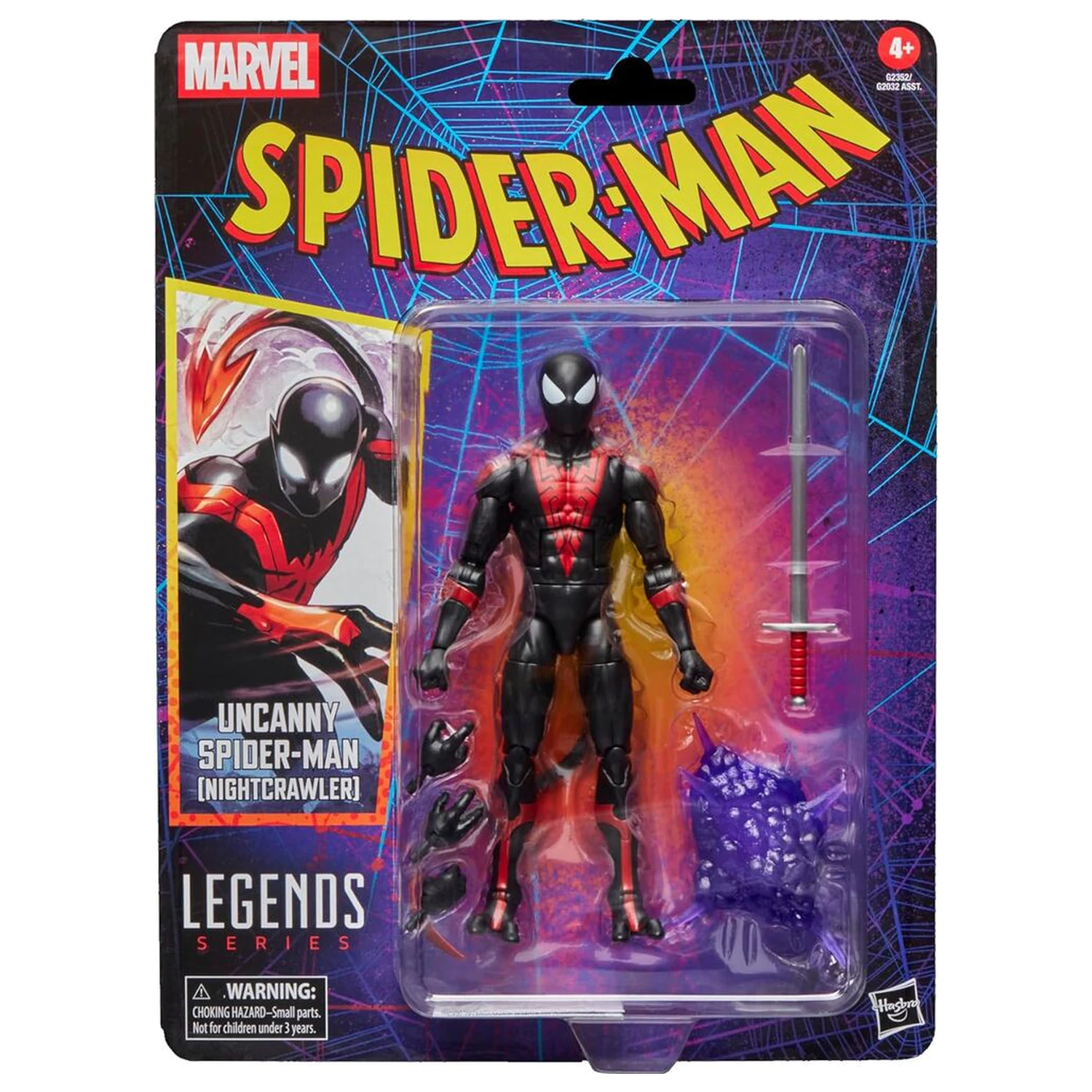 Marvel Legends Series Spider-Man Uncanny Spider-Man Nightcrawler figúrka 15 cm produktová fotografia