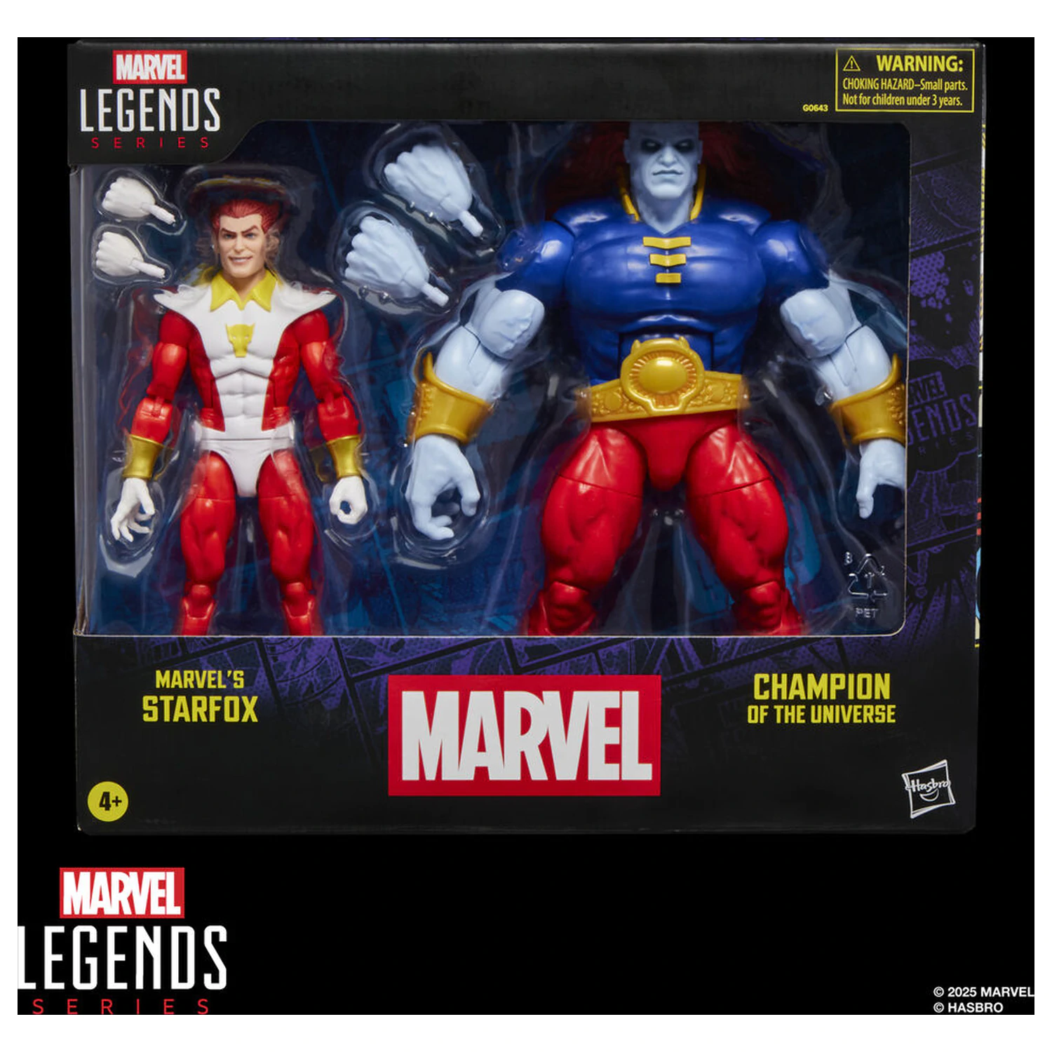 Marvel Legends Series Starfox & Champion of the Universe balenie 2 figúrky 15cm produktová fotografia