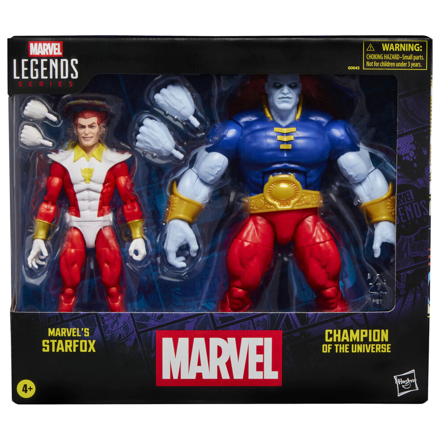 Marvel Legends Series Starfox & Champion of the Universe balenie 2 figúrky 15cm produktová fotografia