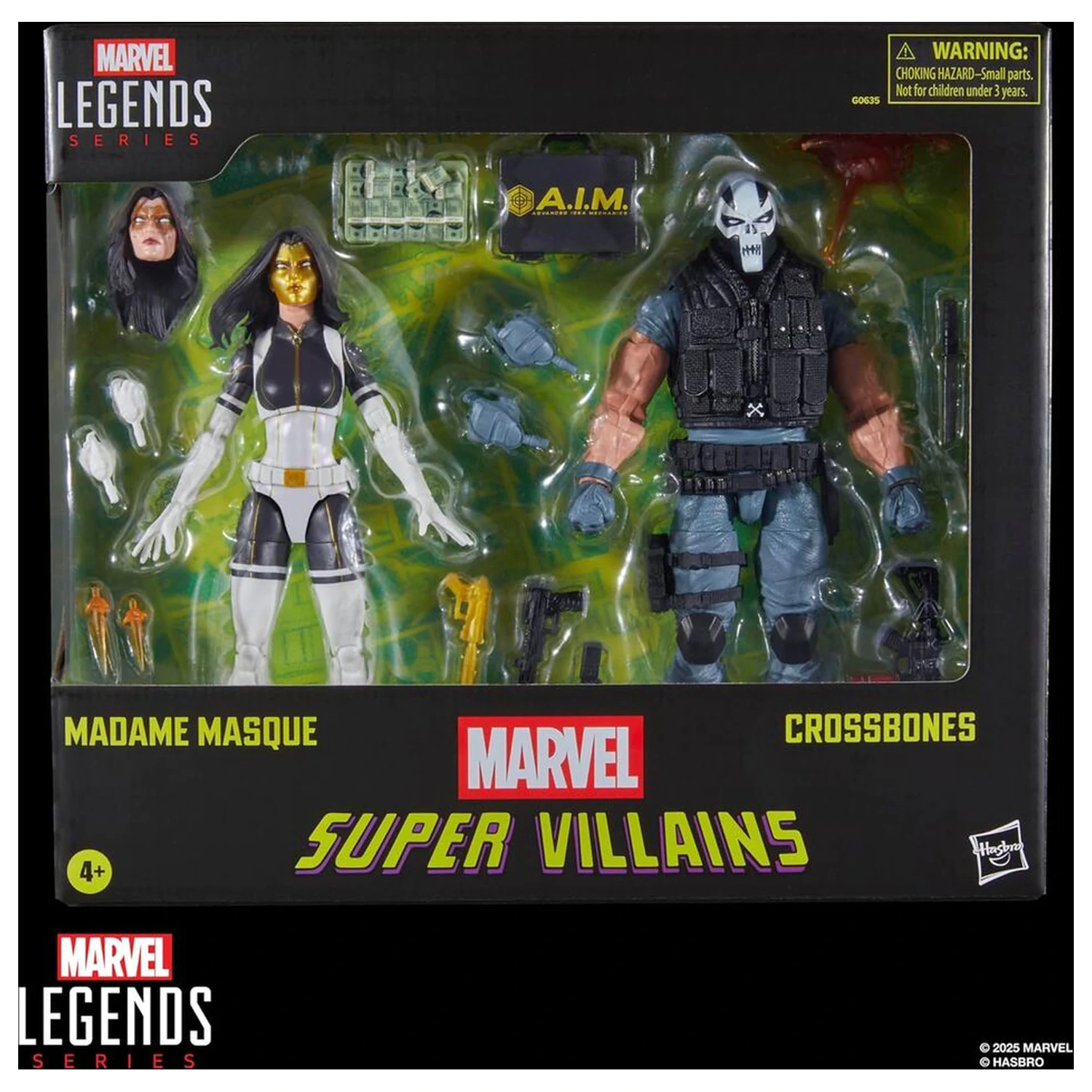Marvel Legends Series Super Villains Madame Masque & Crossbones balenie 2 figúrky 15cm produktová fotografia