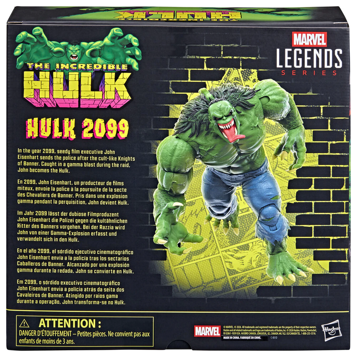 Marvel Legends Series The Incredible Hulk - figúrka Hulk 2099 15cm produktová fotografia