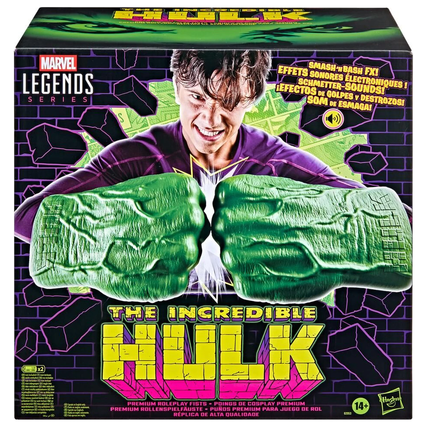 Marvel Legends Series The Incredible Hulk prémiové kĺby produktová fotografia