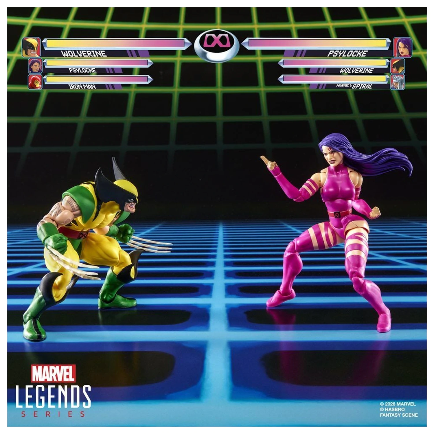 Marvel Legends Series Wolverine Vs Psylocke balenie 2 figúrky 15cm produktová fotografia