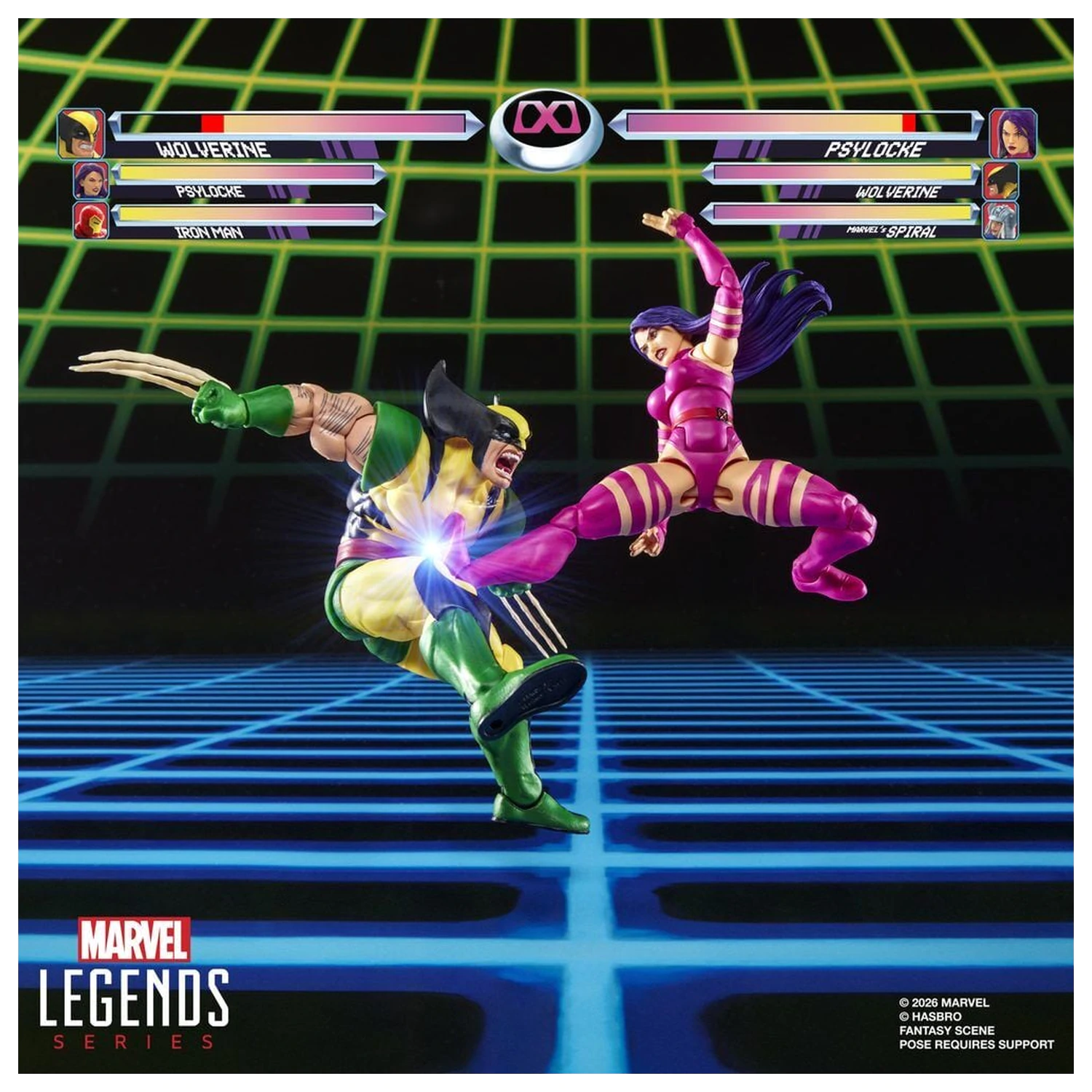 Marvel Legends Series Wolverine Vs Psylocke balenie 2 figúrky 15cm produktová fotografia