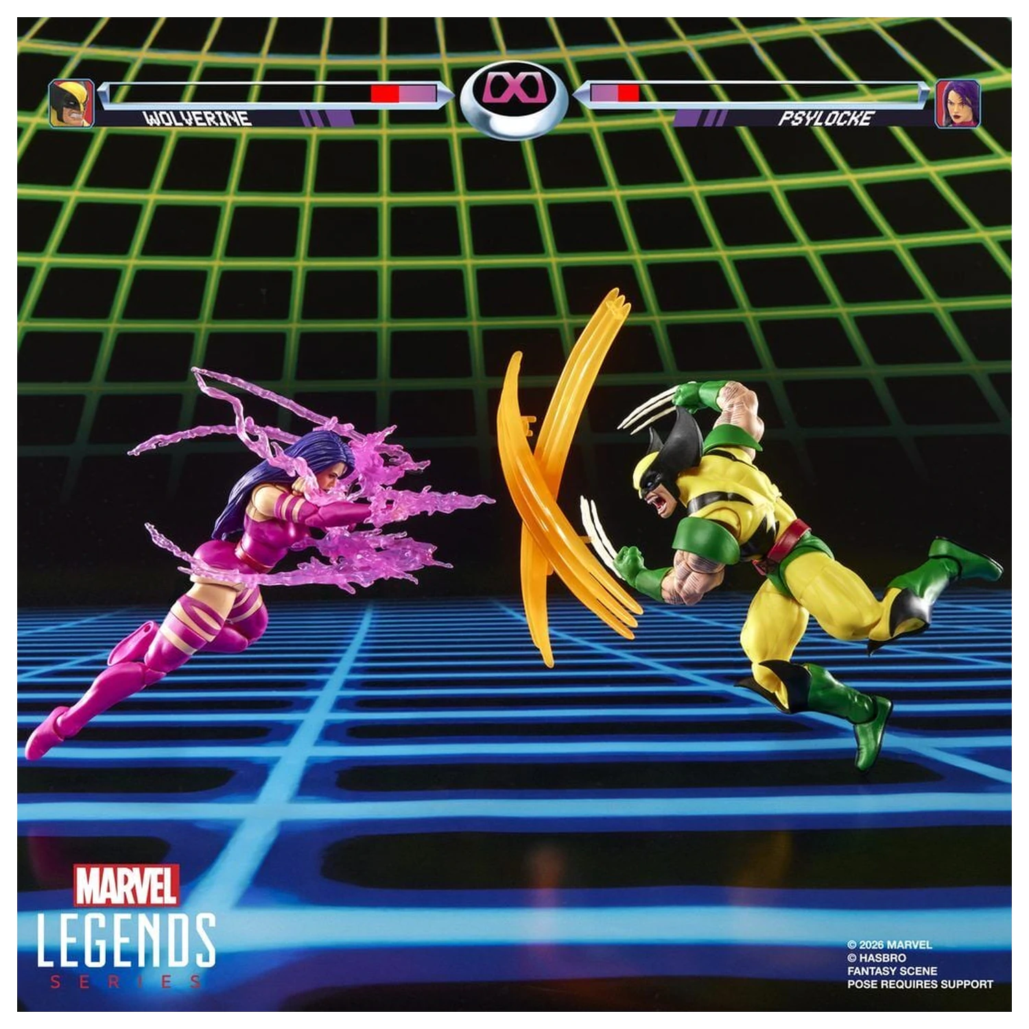 Marvel Legends Series Wolverine Vs Psylocke balenie 2 figúrky 15cm produktová fotografia