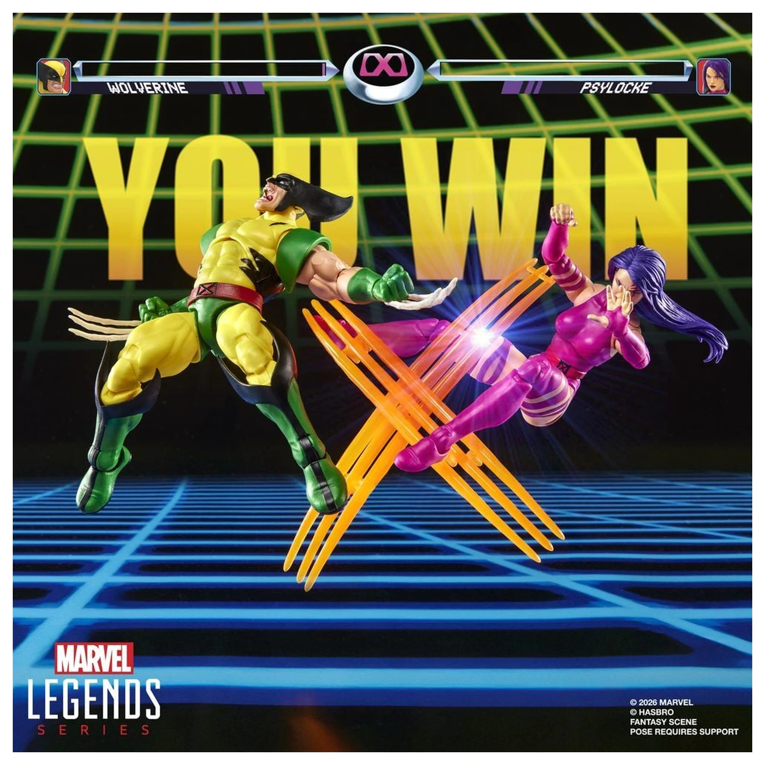 Marvel Legends Series Wolverine Vs Psylocke balenie 2 figúrky 15cm produktová fotografia