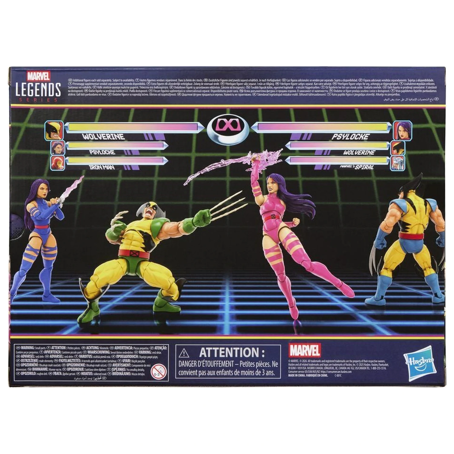 Marvel Legends Series Wolverine Vs Psylocke balenie 2 figúrky 15cm produktová fotografia