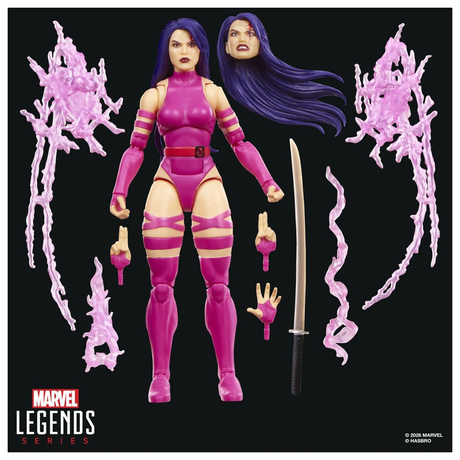 Marvel Legends Series Wolverine Vs Psylocke balenie 2 figúrky 15cm produktová fotografia