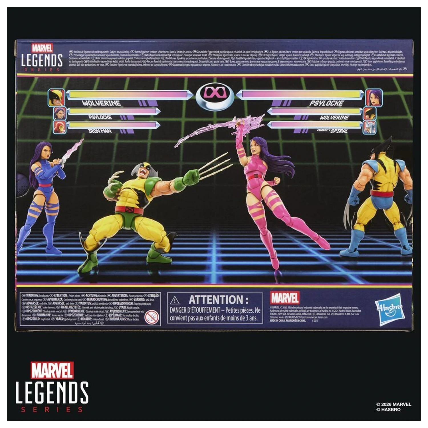 Marvel Legends Series Wolverine Vs Psylocke balenie 2 figúrky 15cm produktová fotografia
