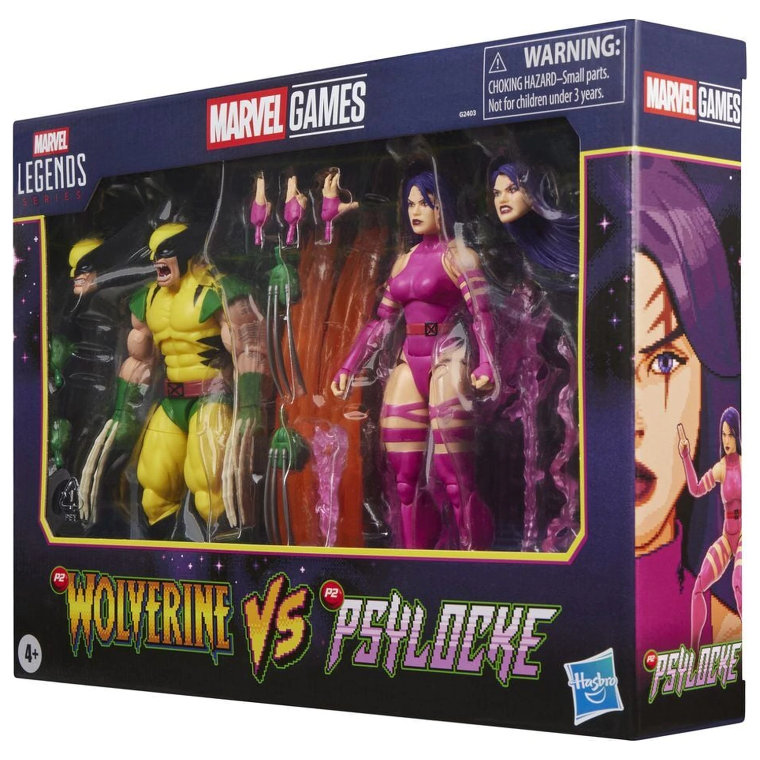 Marvel Legends Series Wolverine Vs Psylocke balenie 2 figúrky 15cm produktová fotografia