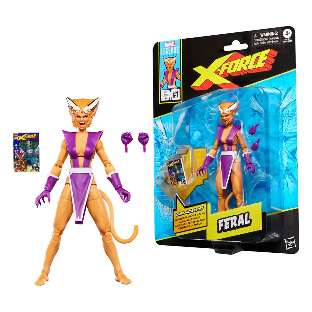 Marvel Legends Series X-Force Feral figúrka 15cm produktová fotografia