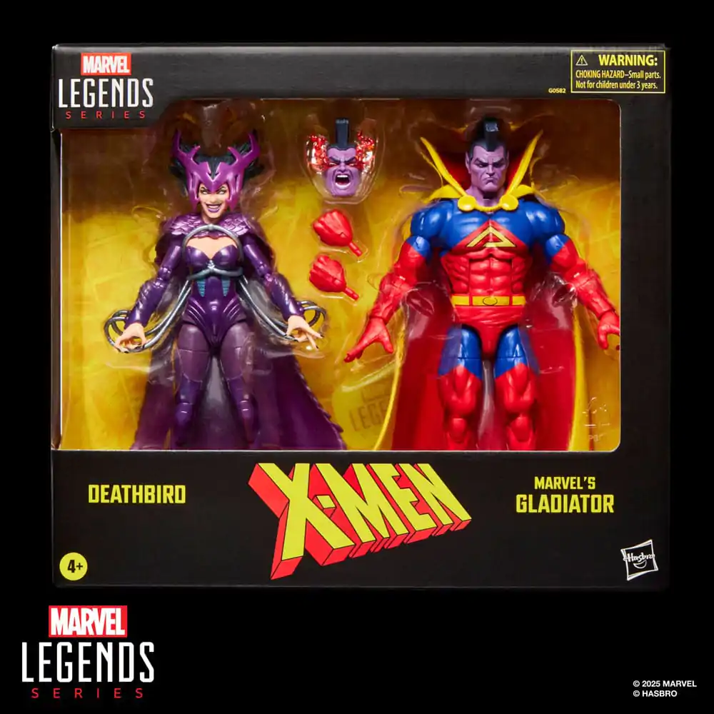 Marvel Legends Series X-Men Deathbird & Marvel's Gladiator balenie 2 figúrok 15cm produktová fotografia