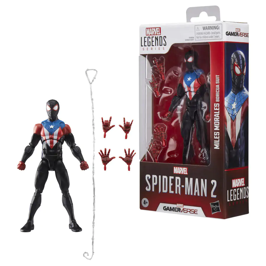 Marvel Legends Spider-Man 2 Miles Morales Boricua Suit figúrka 15 cm produktová fotografia