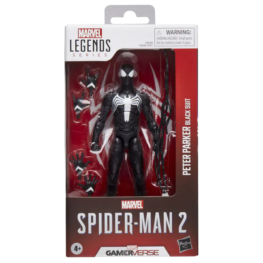 Marvel Legends Spider-Man 2 Peter Parker Black Suit figúrka 15cm produktová fotografia