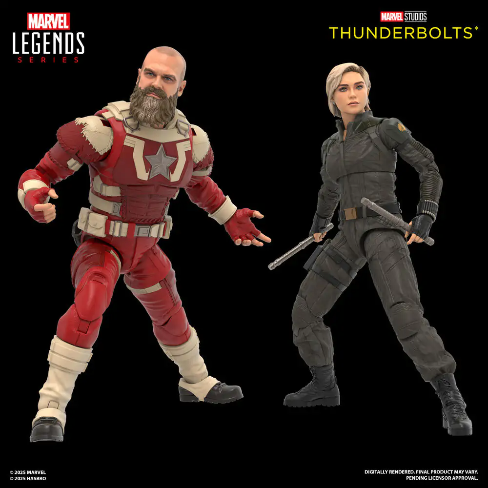 Marvel Legends Thunderbolts Yelena Belova & Red Guardian balenie 2 figúrky produktová fotografia