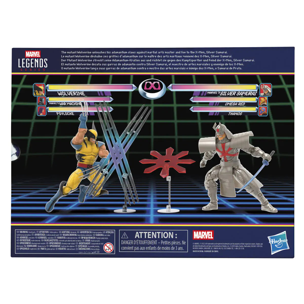 Marvel Legends Wolverine & Silver Samurai Gameverse balenie 2 figúrky 15 cm produktová fotografia