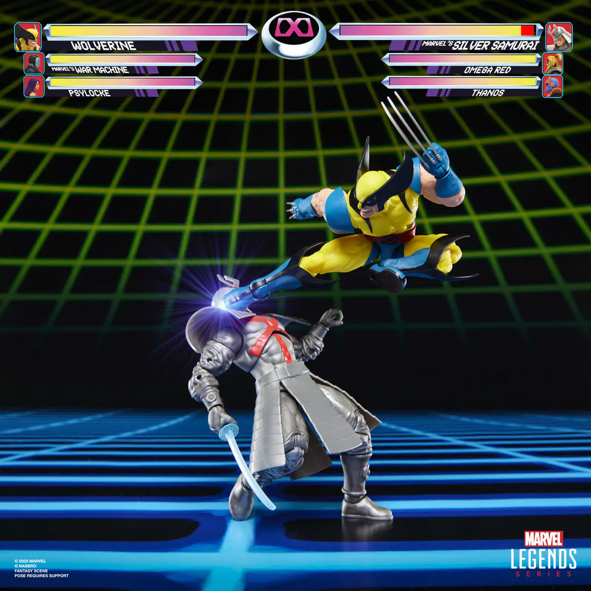Marvel Legends Wolverine & Silver Samurai Gameverse balenie 2 figúrky 15 cm produktová fotografia