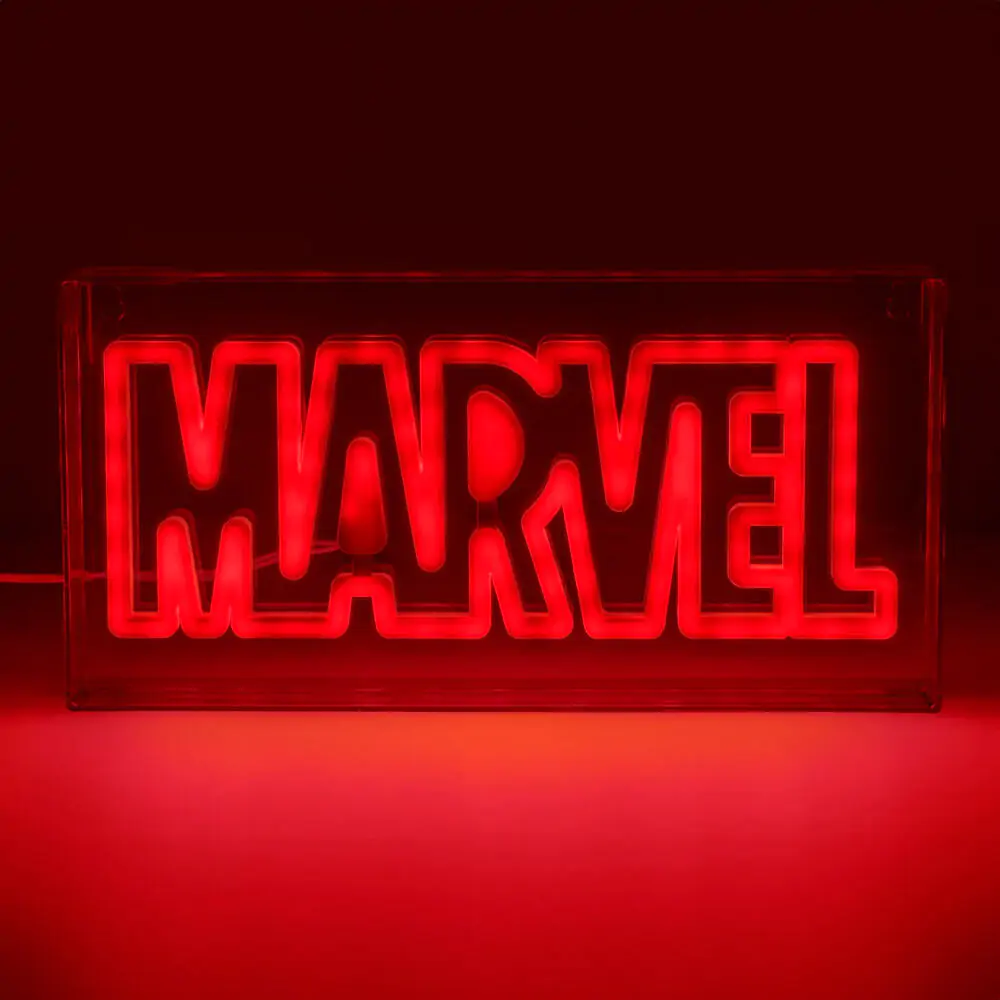 Marvel Logo LED lampa termékfotó