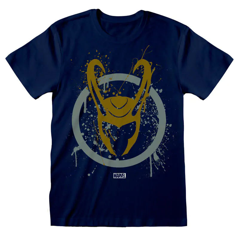 Marvel Loki S2 Splatter Logo pánske tričko produktová fotografia