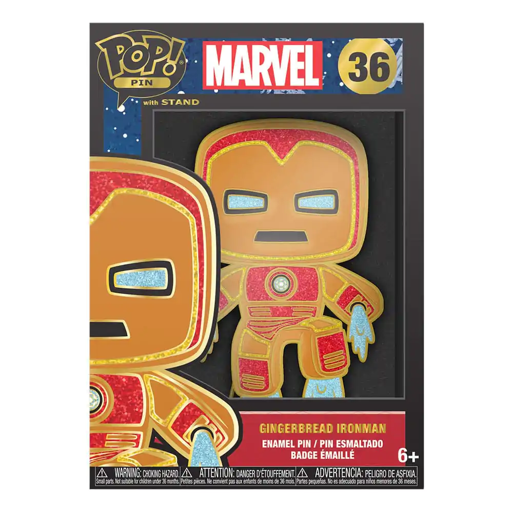 Marvel Loungefly POP! Smaltovaná pripináčik Iron Man 10 cm produktová fotografia