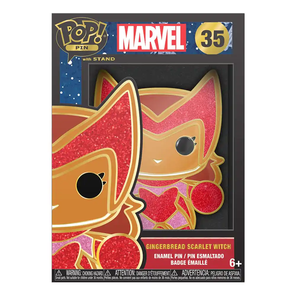 Marvel Loungefly POP! Smaltovaný odznak Scarlett 10 cm produktová fotografia