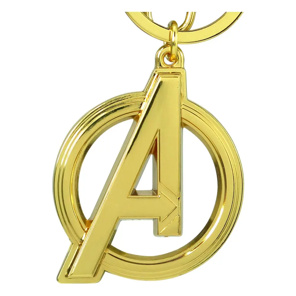 Marvel Metal Keychain Avengers Classic A Logo Gold Colored termékfotó