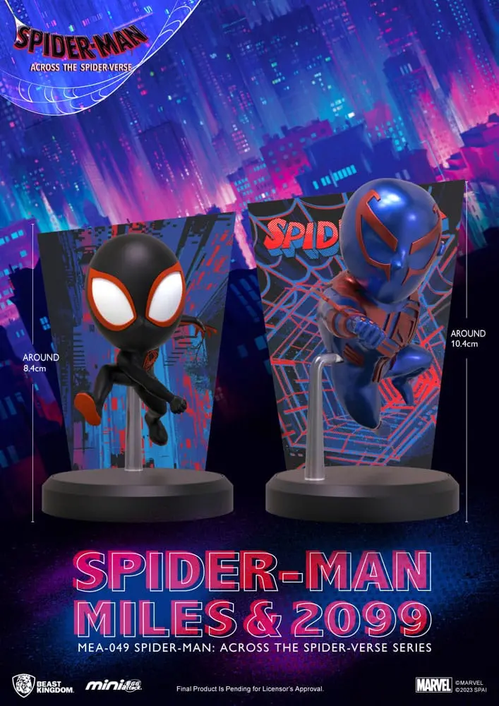 Marvel Mini Egg Attack figúrka Spider-Man: Across the Spider-Verse Series Spider-man Miles & 2099 8 -10 cm produktová fotografia