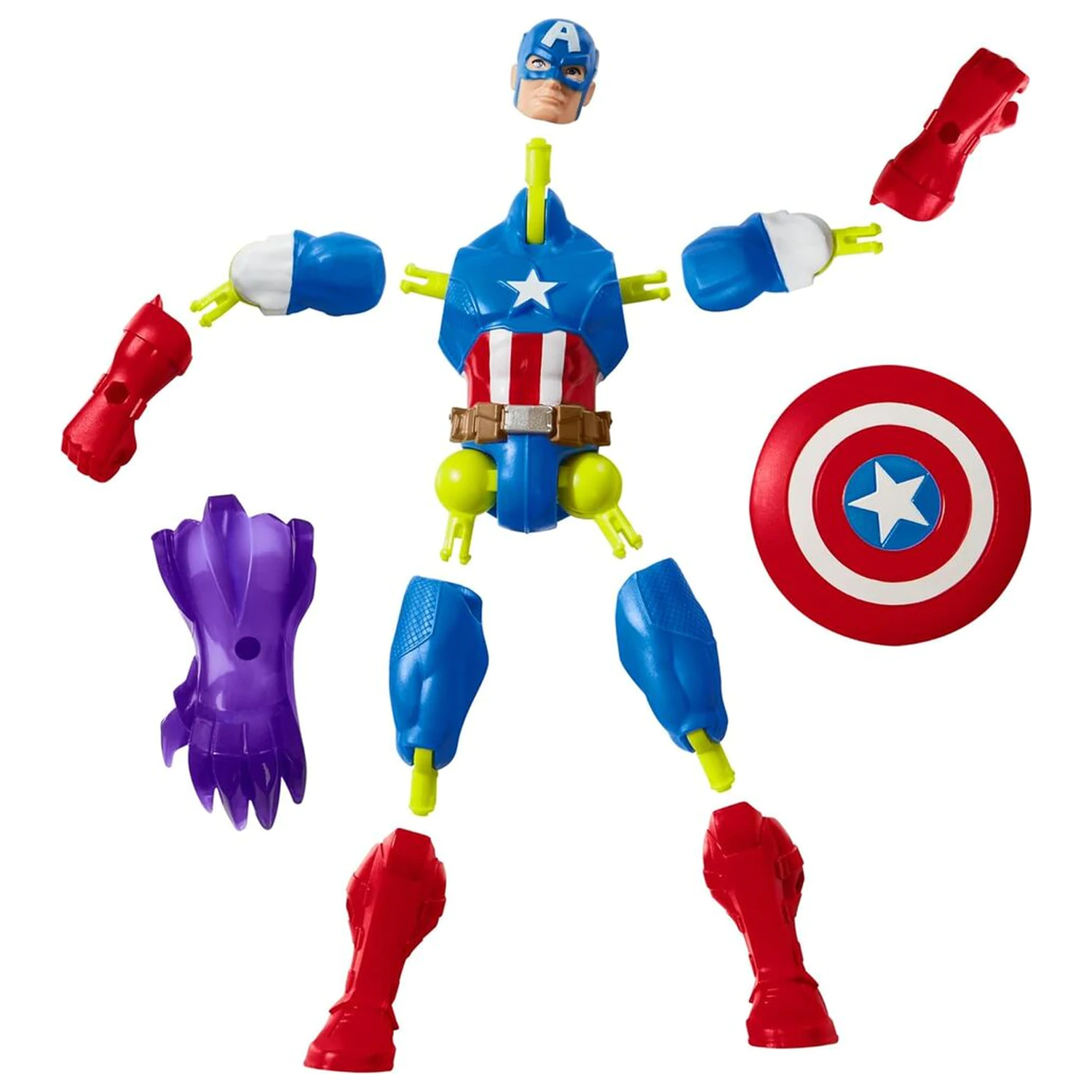 Marvel Mix Mashers Captain America figúrka 12 cm produktová fotografia