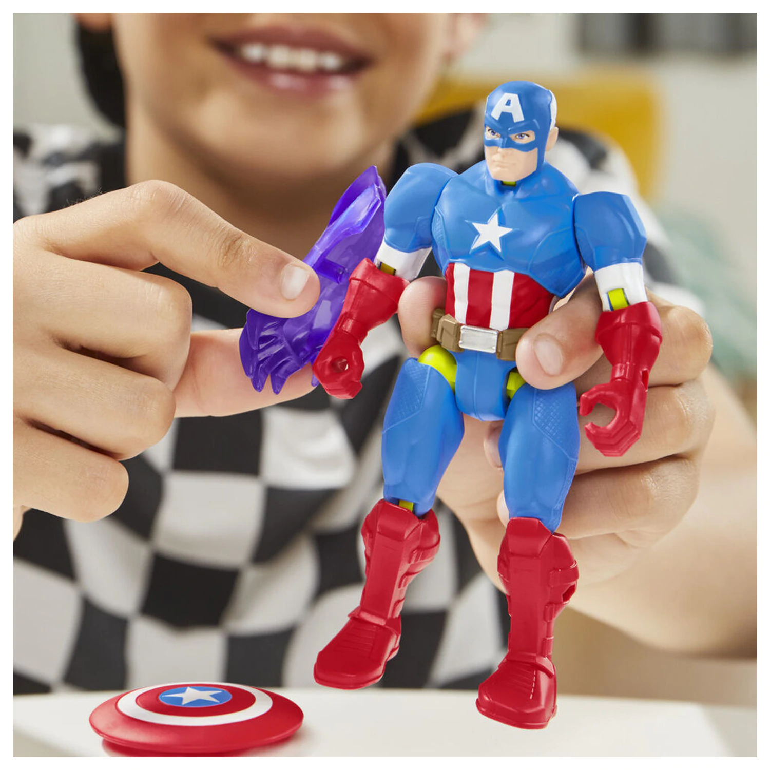 Marvel Mix Mashers Captain America figúrka 12 cm produktová fotografia