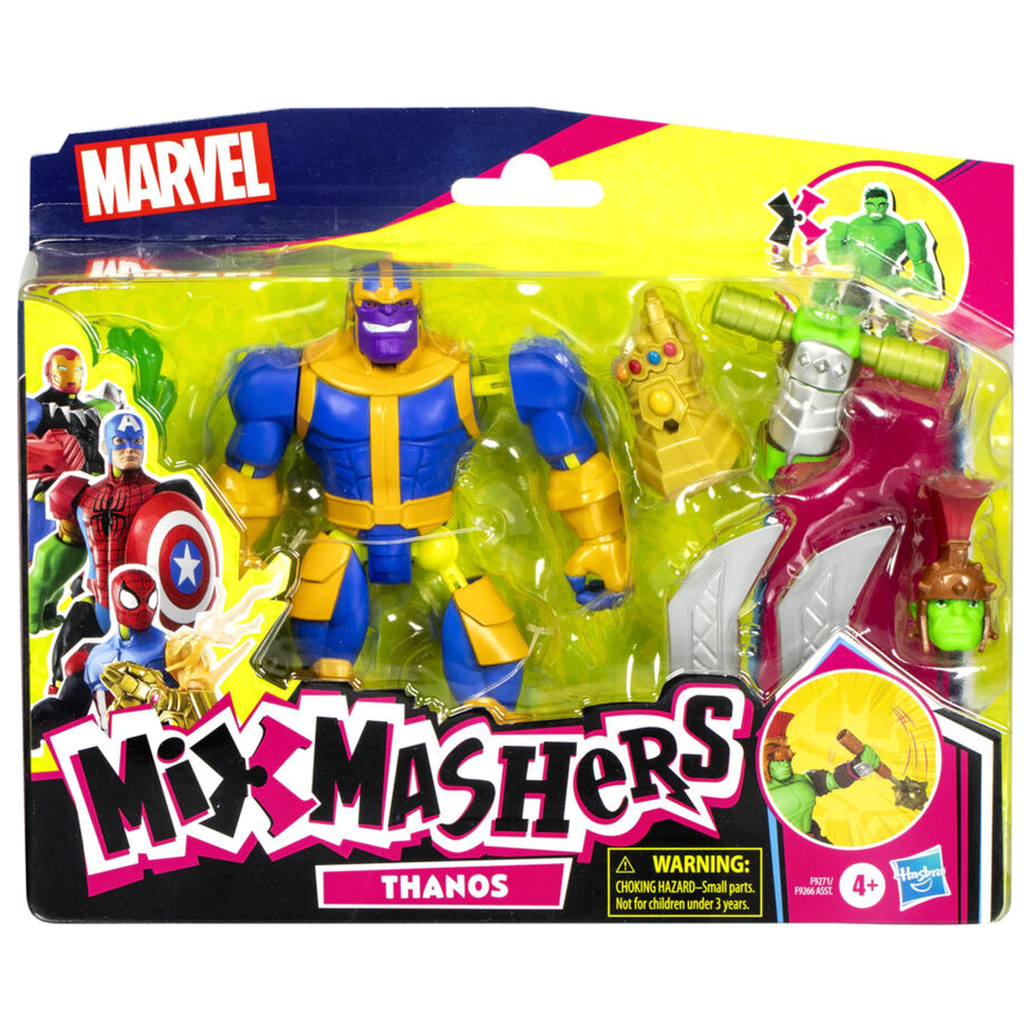 Marvel Mix Mashers Thanos Deluxe figúrka 12cm produktová fotografia