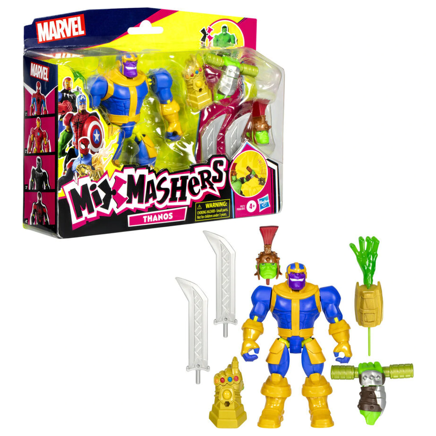 Marvel Mix Mashers Thanos Deluxe figúrka 12cm produktová fotografia