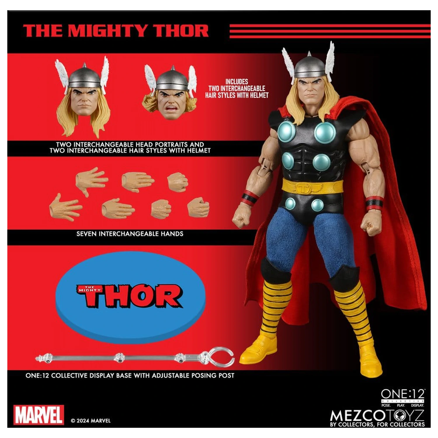 Marvel One:12 Collective akčná figúrka 1/12 The Mighty Thor 17 cm produktová fotografia