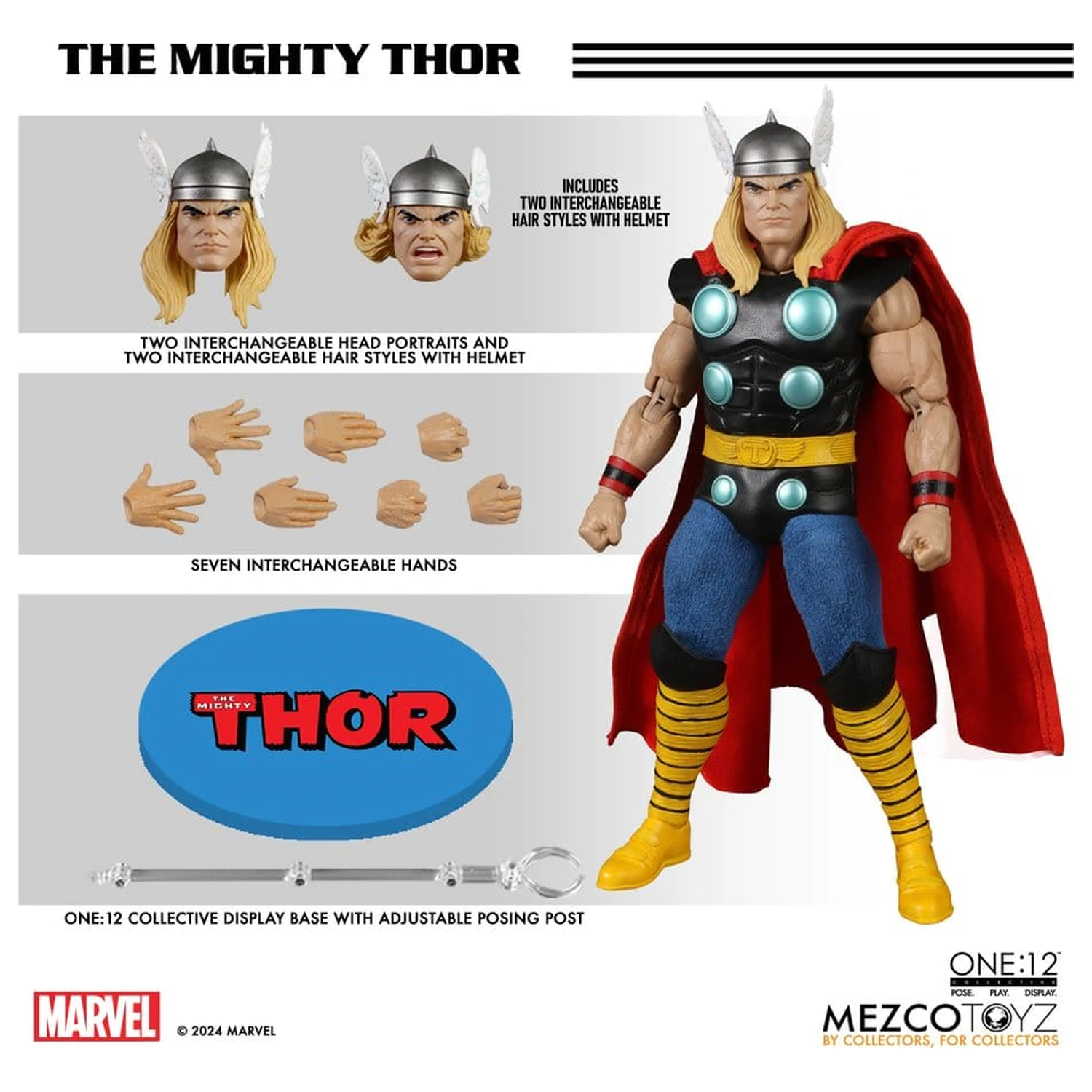 Marvel One:12 Collective akčná figúrka 1/12 The Mighty Thor 17 cm produktová fotografia