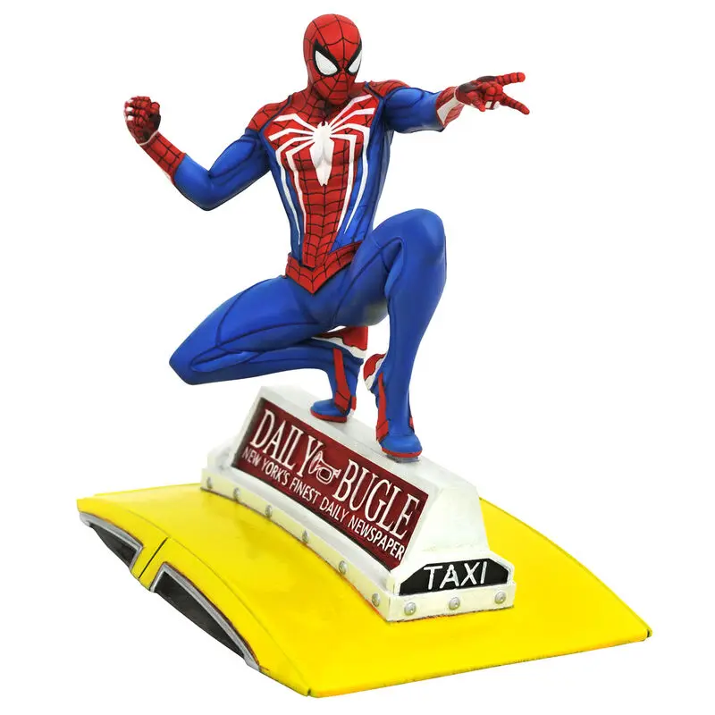 Spider-Man 2018 Marvel Video Game Gallery PVC soška Spider-Man na taxíku 23 cm termékfotó