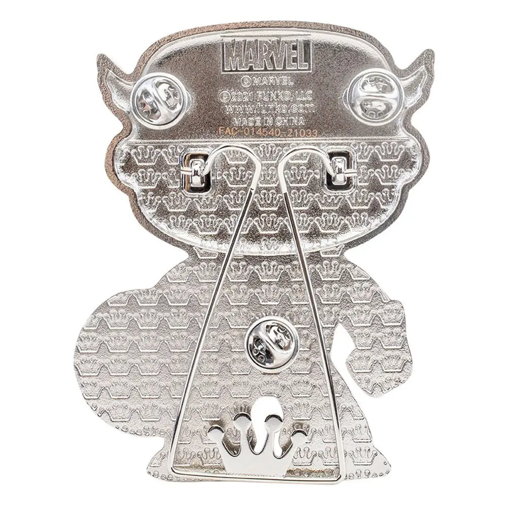 Marvel POP! Smaltovaná pripínacia placka Captain America 10 cm produktová fotografia