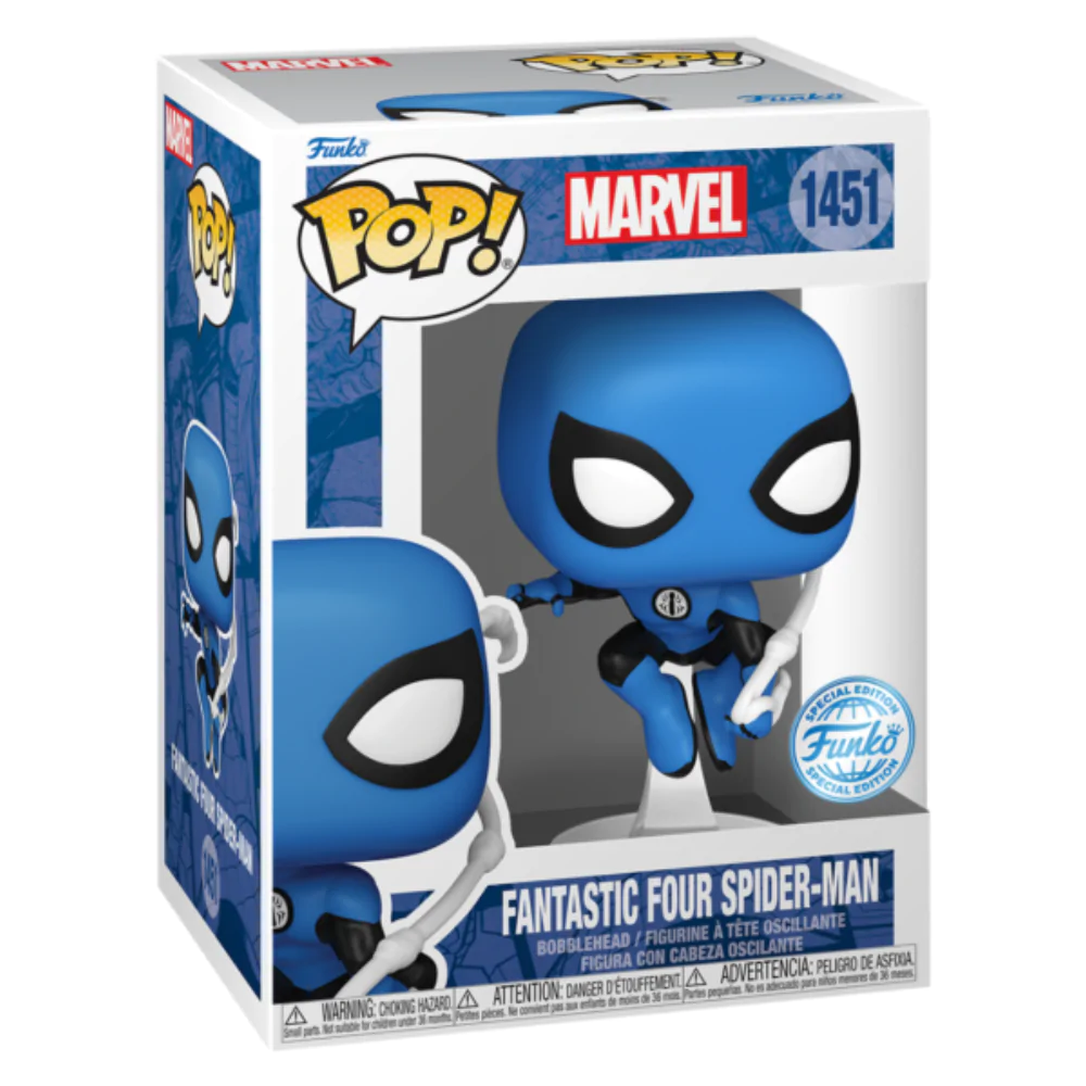 Marvel Pop! Fantastic Four vinylová figúrka Spider-Man Blue Suit Special Edition 10 cm produktová fotografia