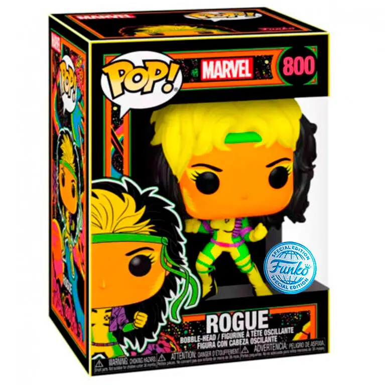 Marvel POP! Marvel Vinylová Figúrka Rogue Blacklight Limited 9 cm produktová fotografia